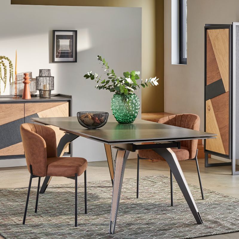 Table rectangulaire extensible