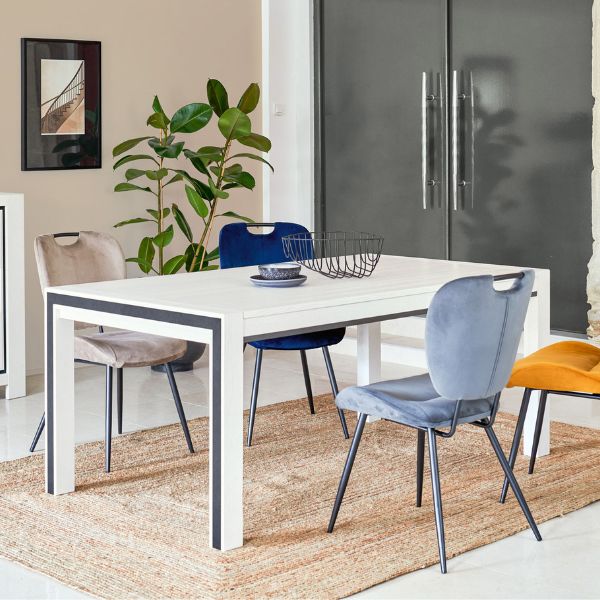 Table rectangulaire extensible