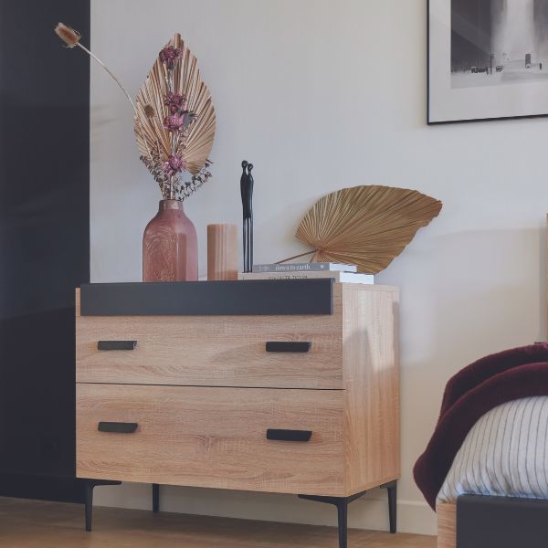 Commode 2 tiroirs